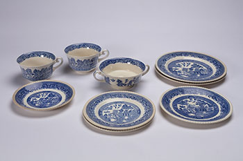 Fourteen Piece Henry Morgan & Co Porcelain Set (Heffel-1065) by Hudson's Bay Company 