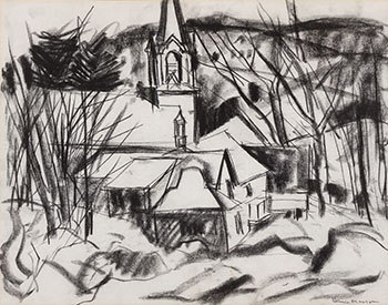 Village du Québec by Henri Leopold Masson