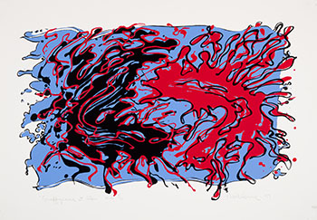 Graffignoire et bleu by Jacques Hurtubise