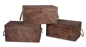 HBC Hamper Program - Seven wood crates and Educational Material by Hudson's Bay Company 