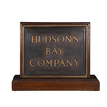 HBC Plaque (#2728) by Hudson's Bay Company 