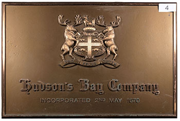 HBC Coat of Arms Sign (from Queen St. Store) - #4 by Hudson's Bay Company 