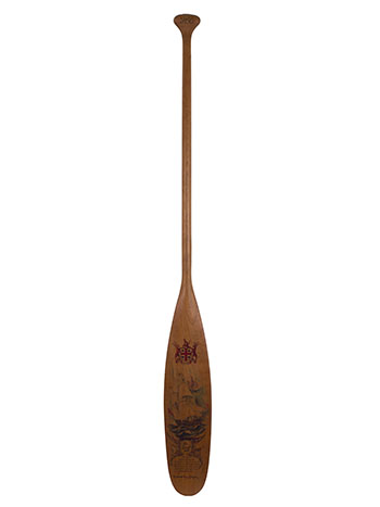 Handpainted Canoe Paddle featuring the Nonsuch (#1750) by Hudson's Bay Company 