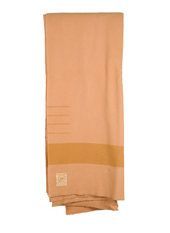 HBC Point Blanket, 4 point, unseparated pair, Gold (#877) by Hudson's Bay Company 