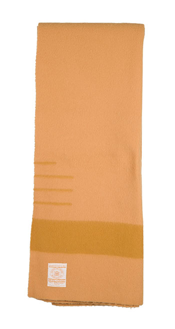 HBC Point Blanket, 3.5 point, Gold with blanket box (#0167) by Hudson's Bay Company 