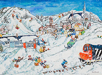 Charlevoix sous la neige by Marcelle Bouchard