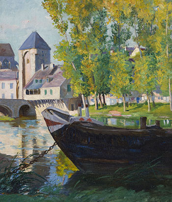 River Loing at Moret by Maurice Galbraith Cullen