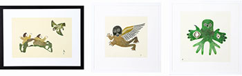 Three works by Various Inuit Artists