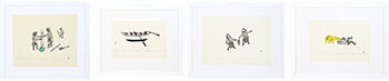 Four Works by Various Inuit Artists