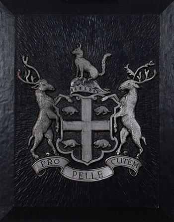 HBC Coat of Arms Wood Sign by E. Deak