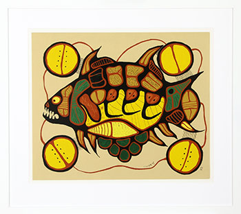 Fertility Fish (#0712) by Norval H. Morrisseau