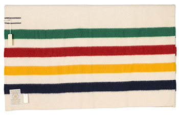 HBC Point Blanket, 2 point, multistripe (02809) by Hudson's Bay Company 