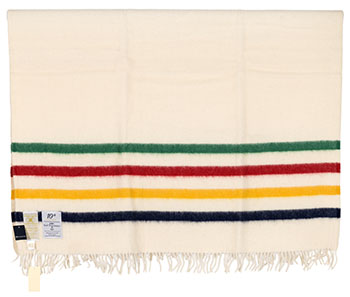 HBC Caribou Throw, Golf and Spa 10th Anniversary, multistripe (02810) by Hudson's Bay Company 