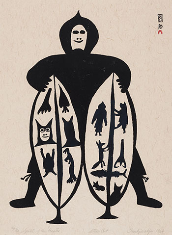 Spirit of the Hunter (0377) by Innukjuakju Pudlat