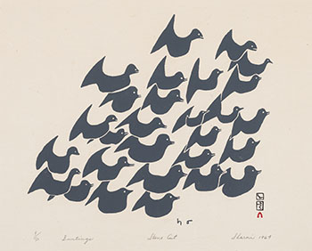 Buntings (0402) by Sharnie Pootoogook