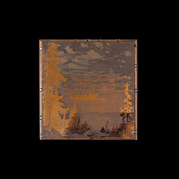 Copper Printer Plate Featuring the S.S. Beaver (909) by Adam Sherriff Scott
