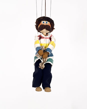 HBC Wooden Marionette, Man in Capote (#01962) by Hudson's Bay Company 