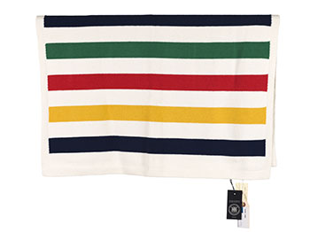 HBC Collection Baby Knit Multistripe Blanket (02901) by Hudson's Bay Company 