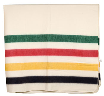 HBC Blanket, acrylic, multistripe (00345) by Hudson's Bay Company 