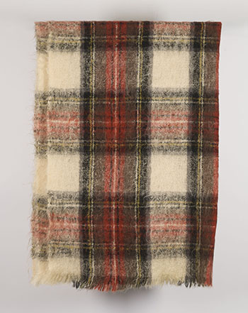 Ancient Dress Stewart tartan mohair throw (00682) by Hudson's Bay Company 
