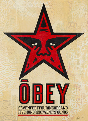 OBEY Star by Shepard Fairey