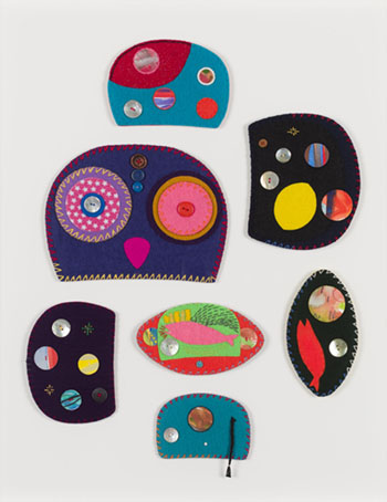 Ovoid Felts by Charlene Vickers