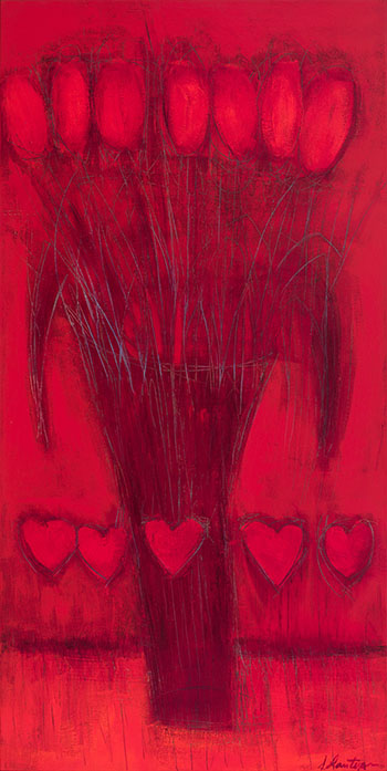 Rouge du coeur par Danielle Lanteigne