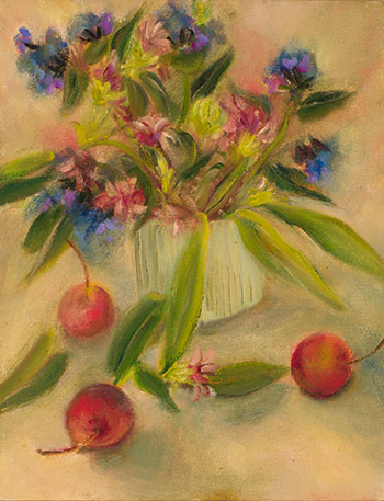 Spring Bouquet with Autumn Apples by Jamie Evrard