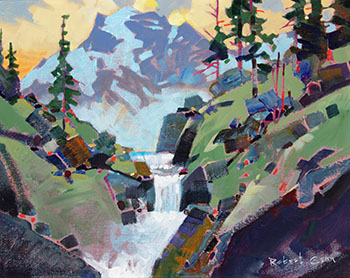 Opabin Creek, Yoho Park by Robert Genn