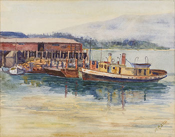 Mooring Tugboats (Stanley Park) by Emily Carr