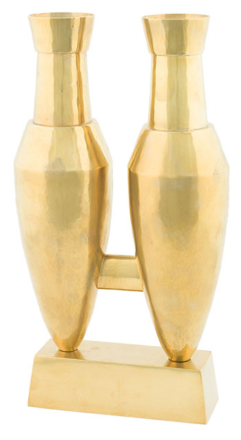 Sculptural Twin Vase by Per Sax Moller
