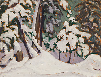 Snow in the Woods, Algonquin Park I par Lawren Stewart Harris