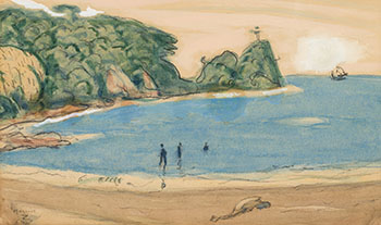 A Bathing Cove, Trinidad by James Wilson Morrice