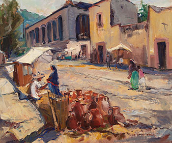 San Miguel Market by Frank Leonard Brooks