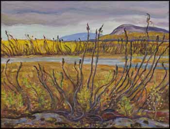 Muskeg on Alaska Highway by Alexander Young (A.Y.) Jackson