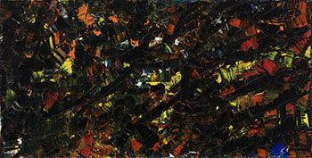 Composition rouge et noir by Jean Paul Riopelle