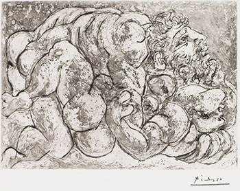Le Viol, IV, from La Suite Vollard (B. 181 Ba. 340) by Pablo Picasso