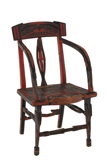 Heiltsuk Chair par  Unknown Heiltsuk Artist