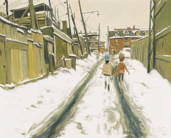 Rue Sainte-Anges, Pointe Saint Charles, Montreal by John Geoffrey Caruthers Little
