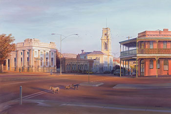 Evening Shadows, Castlemaine by Kenneth William David Jack