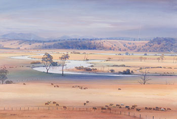 Snowy River Flats par Kenneth William David Jack