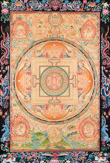 Mandala of Vajrayogini by Romio Shrestha