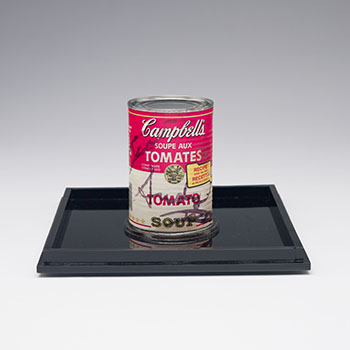 Autographed Campbell's Tomato Soup Can by Andy Warhol