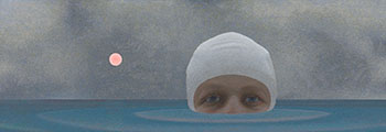 Swimmer and Sun par Alexander Colville