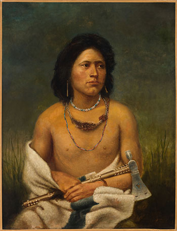 Brave of the Sioux Tribe by Frederick Arthur Verner