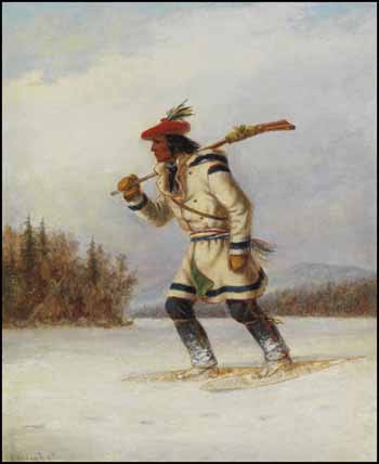 The Indian Hunter by Cornelius David Krieghoff