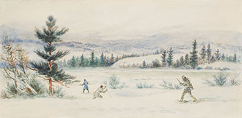Trappers on Snowshoes par Frederick Arthur Verner