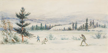 Trappers on Snowshoes by Frederick Arthur Verner