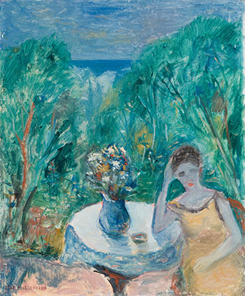 Rêverie dans le jardin par Jean Paul Lemieux