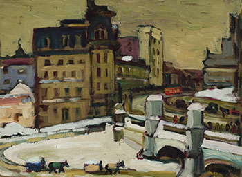 Street Scene in Ottawa par Kathleen Moir Morris